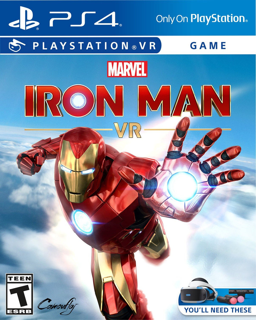 Marvel Iron Man VR – Juego de PS4 completo en caja (Retro Fam)