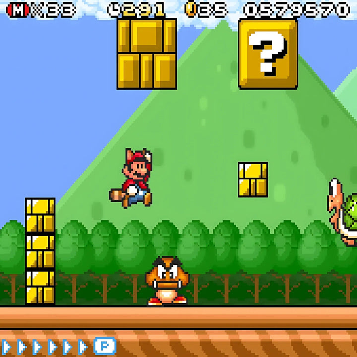 Super Mario Advance 4 - Super Mario Brothers 3 - GBA Game
