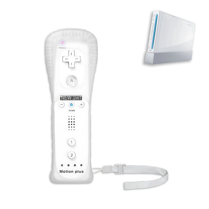 White Wii 3 Controller (Remote) with Strap – Third-Party