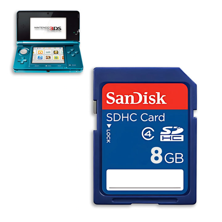 8GB SD Memory Card - 3DS