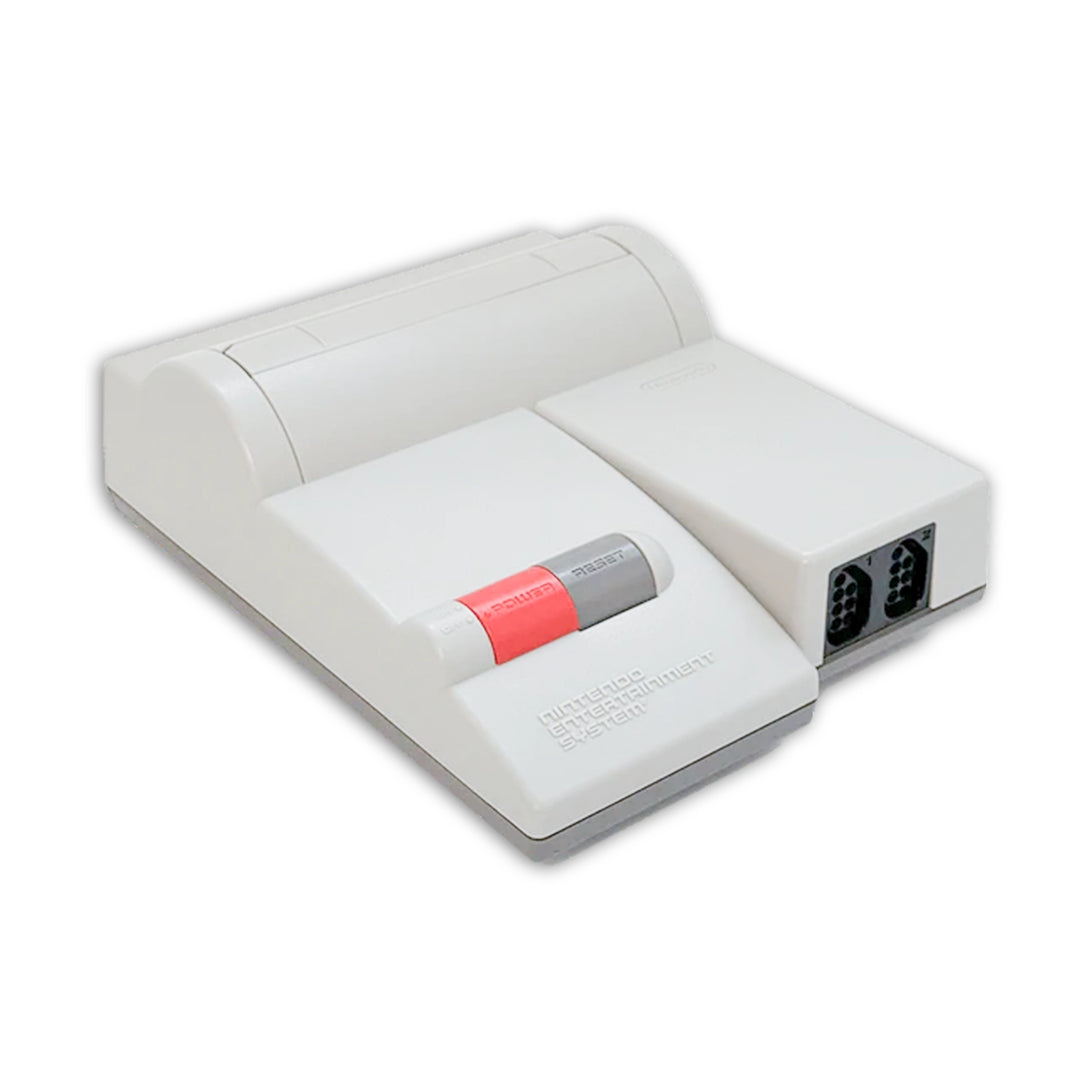 Top Loader NES Console Top View with Side Angle