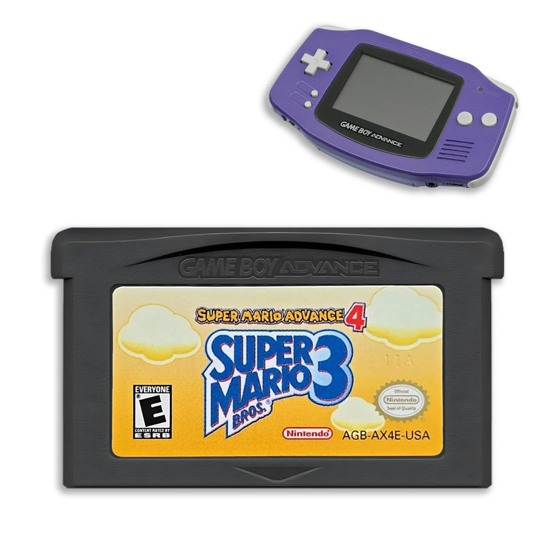 Super Mario Advance 4 - Super Mario Brothers 3 - GBA Game
