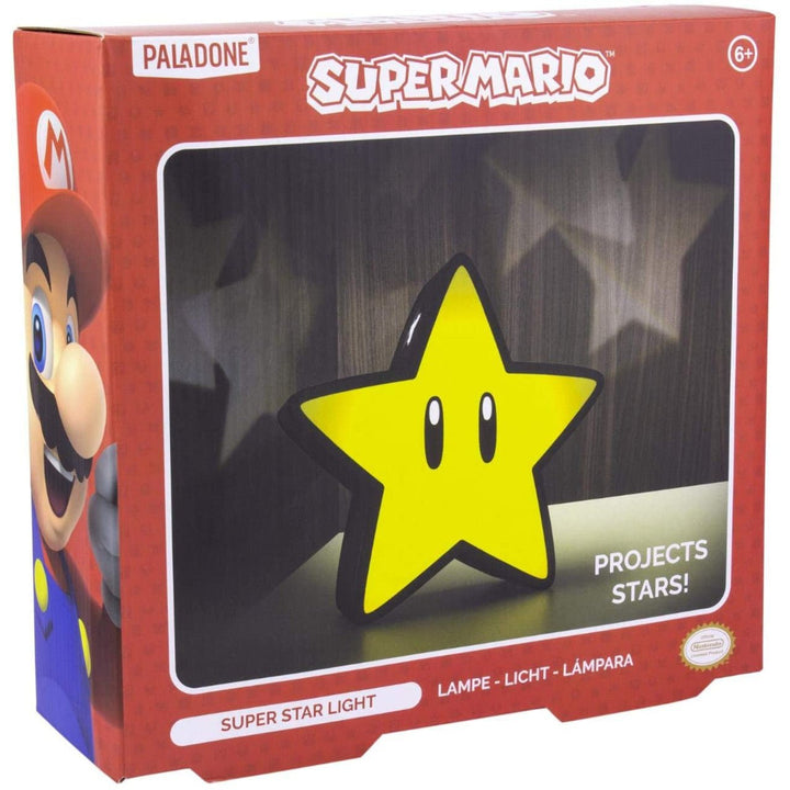 Super Mario: Super Star Projection Light (Retro Fam)