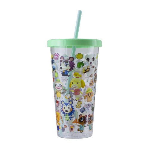 Plastic Cup & Straw - Animal Crossing (Retro Fam) - Image 3