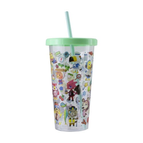 Plastic Cup & Straw - Animal Crossing (Retro Fam) - Image 2