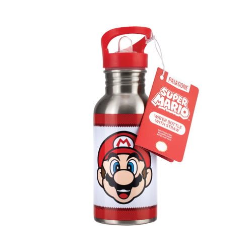 Water Bottle Metal - Super Mario (Retro Fam)