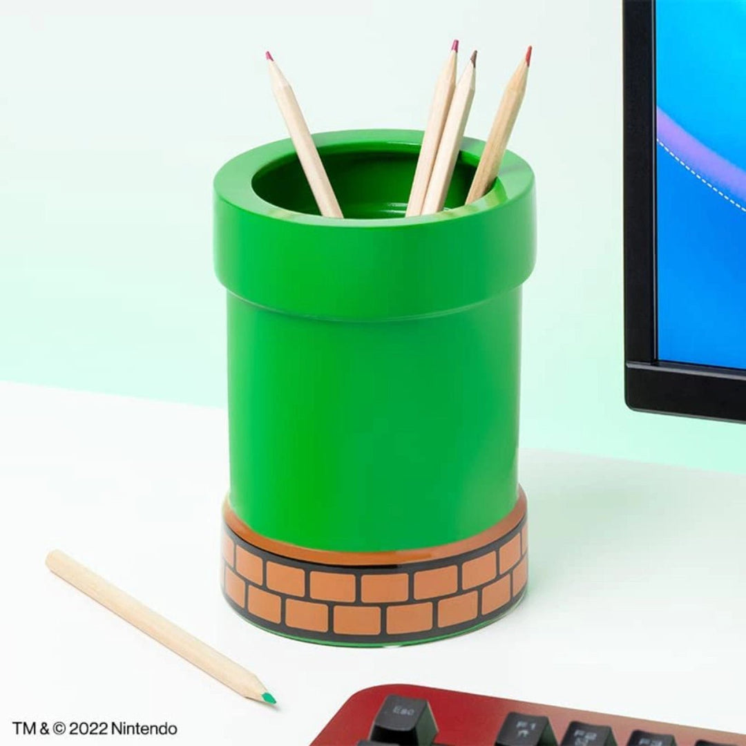 Super Mario: Warp Pipe Pen Pot (Retro Fam)