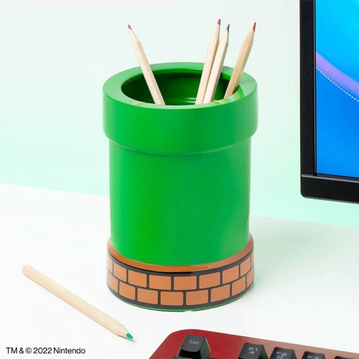 Super Mario: Warp Pipe Pen Pot (Retro Fam)