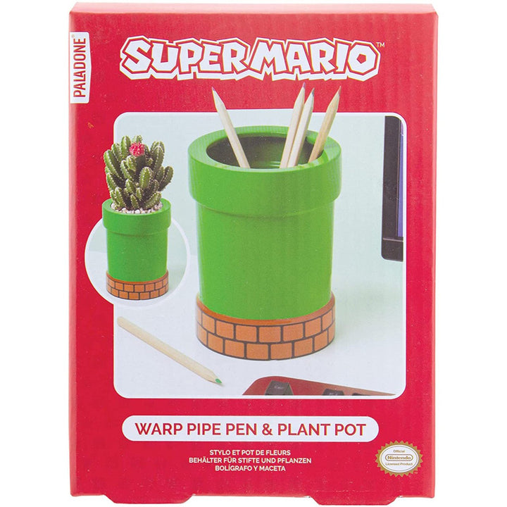 Super Mario: Warp Pipe Pen Pot (Retro Fam)