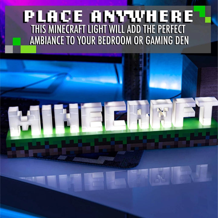 Logo lumineux - Minecraft (Retro Fam)