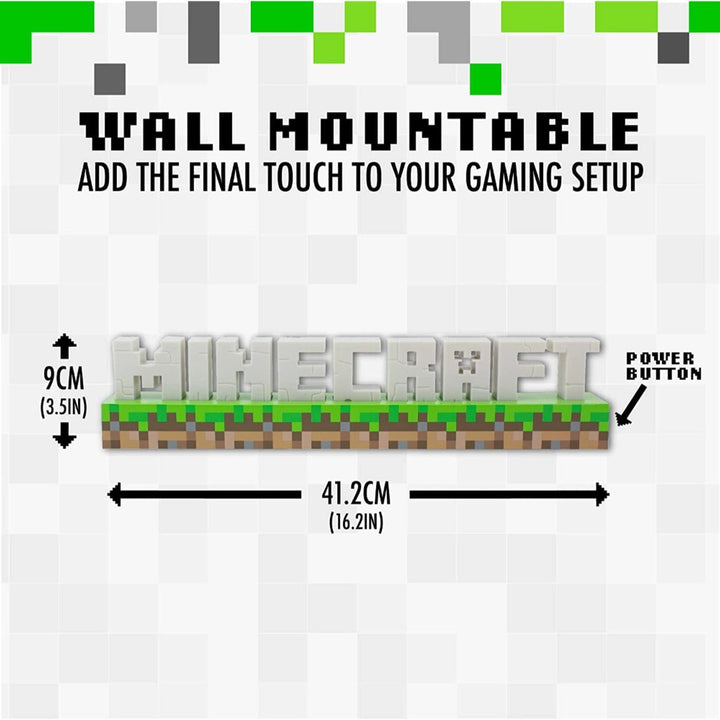Logo lumineux - Minecraft (Retro Fam)