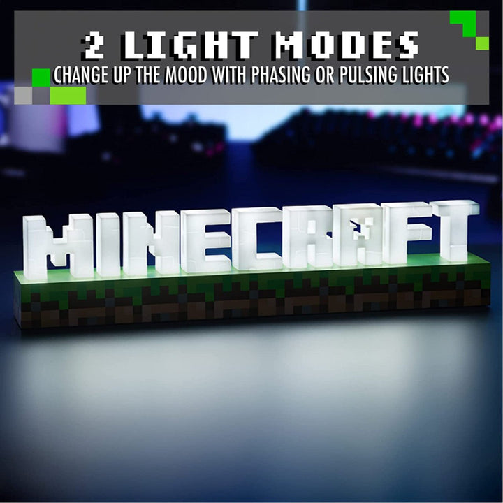 Logo lumineux - Minecraft (Retro Fam)