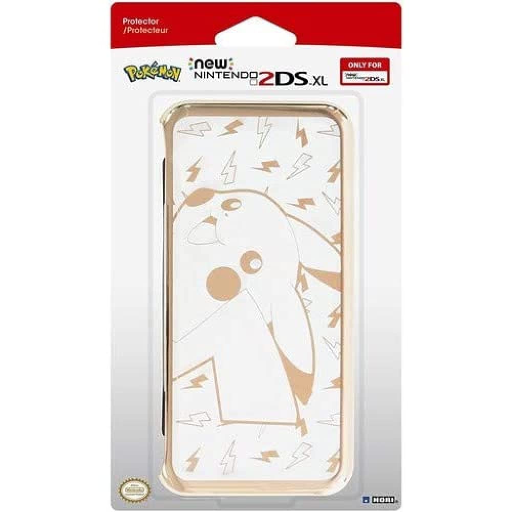 Étui de protection premium Pikachu doré pour nouvelle console 2DS XL (Retro Fam)