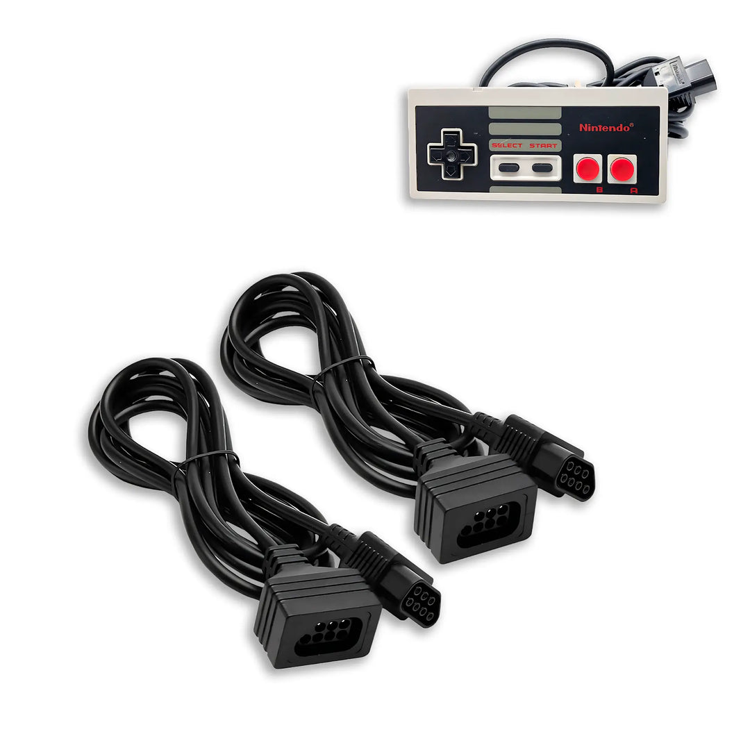 6 Ft. NES Controller Extension Cable x2