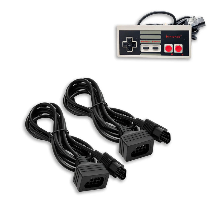 6 Ft. NES Controller Extension Cable x2