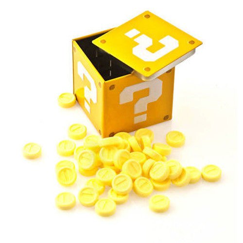 Nintendo: Question Mark Coin Box Candies - Display (12)