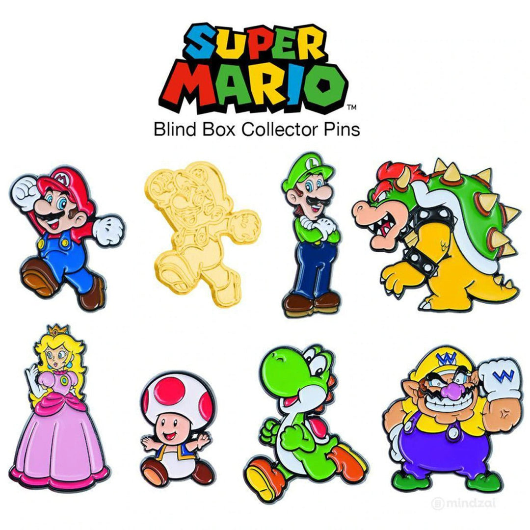 Super Mario: Collector's Enamel Pins (Retro Fam)