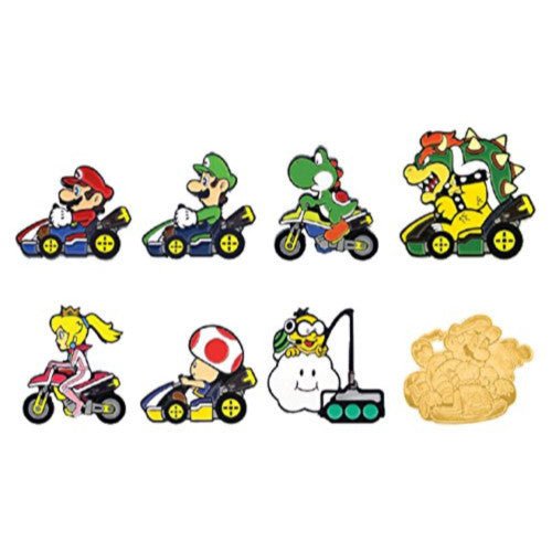 Mario Kart: Collector Enamel Pin - Blind Box (Retro Fam)