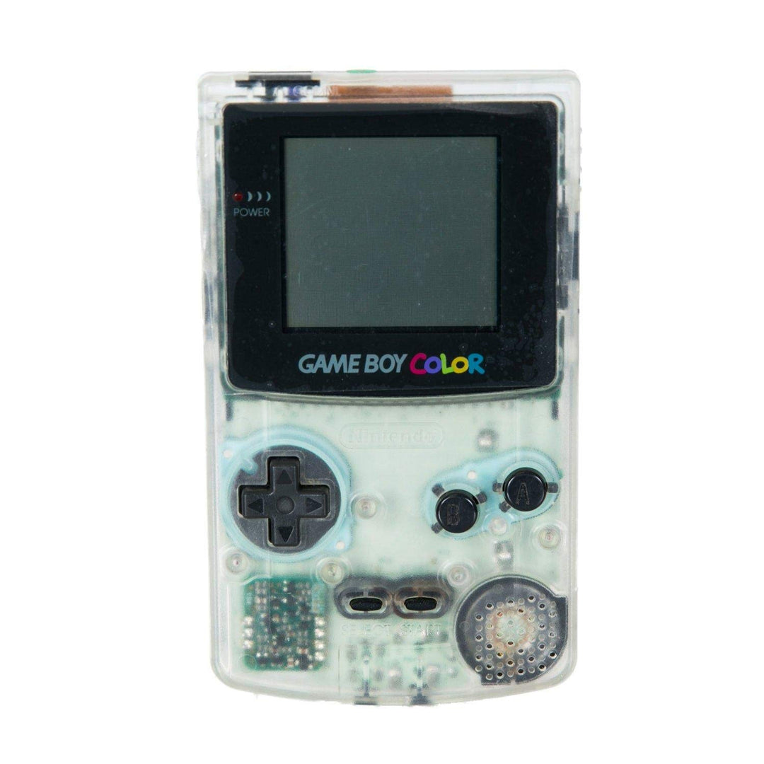 Nintendo Gameboy Color Console: Tetris & Super Mario Bros Deluxe - Clear (Retro Fam)