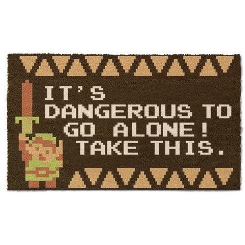 Tapis de porte - Zelda : C'est dangereux (Retro Fam)