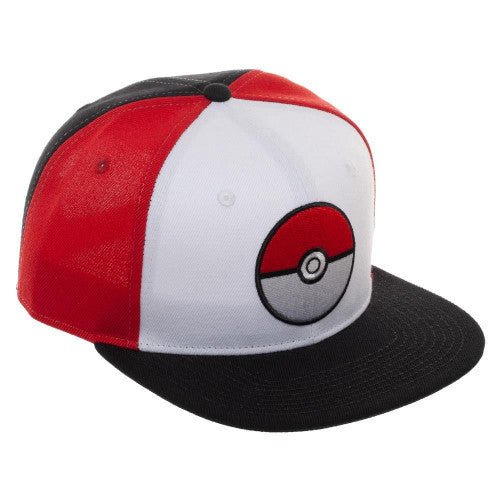 Hat Snapback: Pokemon - Pokeball (Colorblock) (Retro Fam)