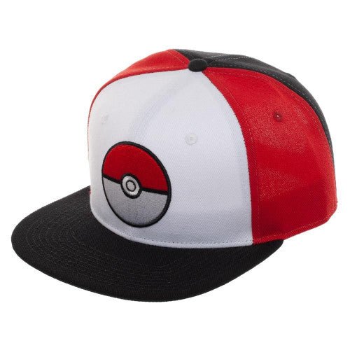 Hat Snapback: Pokemon - Pokeball (Colorblock) (Retro Fam)