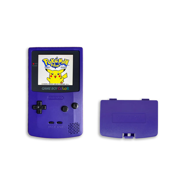 Nintendo Gameboy Color Console: Tetris & Dr Mario - Purple - Image 2