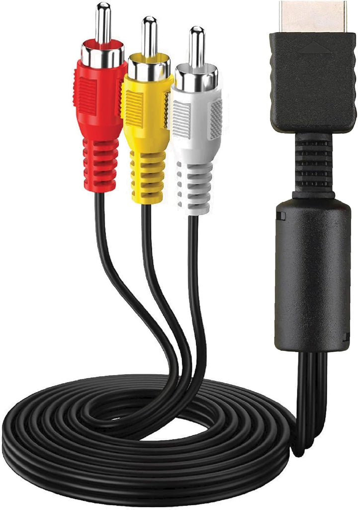 PS1 Power Cord & AV Cable (Retro Fam)