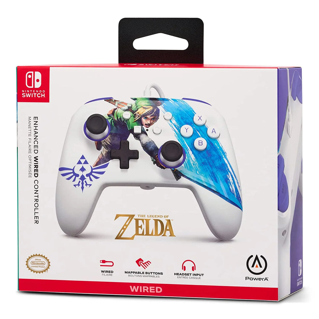 WIRED CONTROLLER MASTER SWORD ZELDA - NINTENDO SWITCH