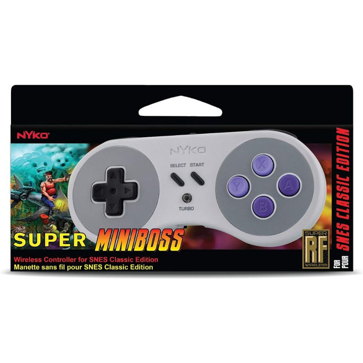 Mando inalámbrico clásico de SNES Turbo Super Miniboss (Retro Fam)