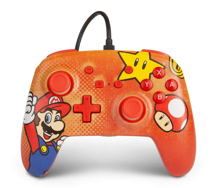 PowerA Enhanced Wired Controller For Nintendo Switch - Mario Vintage