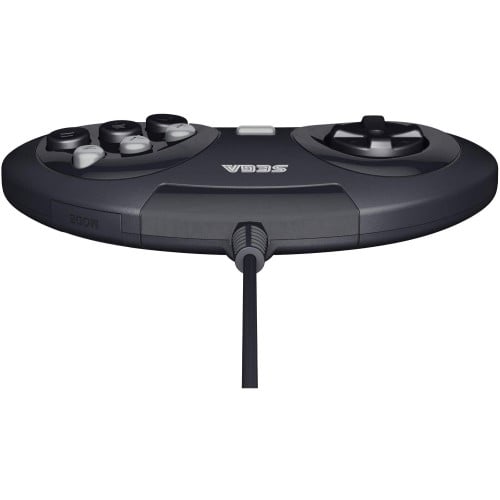 SEGA Genesis 6-button Arcade Original Port Pad Black (Retro Fam)