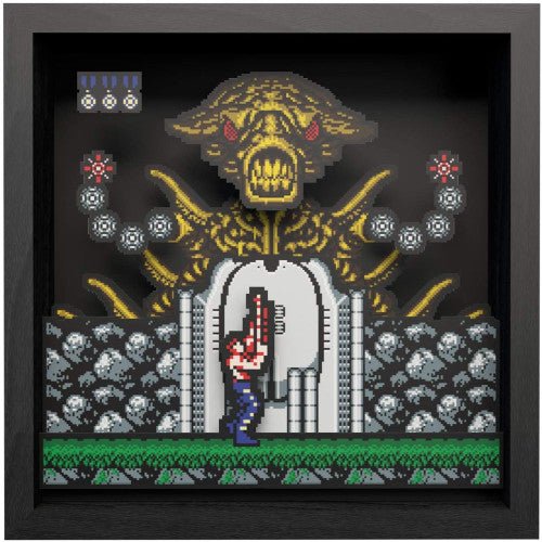 Pixel Frame - Contra (9" x 9") (Retro Fam)