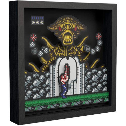 Pixel Frame - Contra (9" x 9") (Retro Fam)
