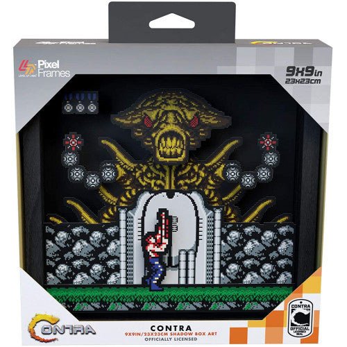 Pixel Frame - Contra (9" x 9") (Retro Fam)