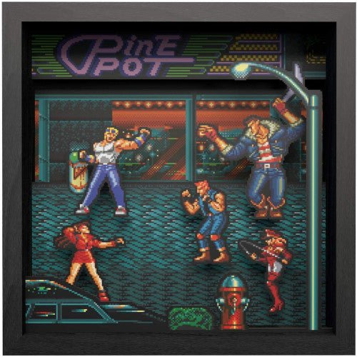 Pixel Frame - Streets of Rage (9" x 9") (Retro Fam)