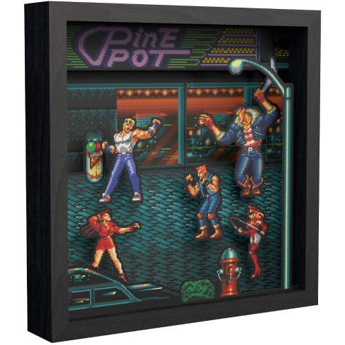 Pixel Frame - Streets of Rage (9" x 9") (Retro Fam)