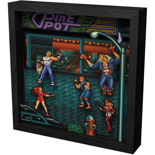 Pixel Frame - Streets of Rage (9" x 9") (Retro Fam)
