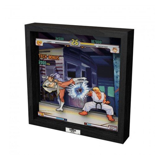 Marco de píxeles - Street Fighter III: 3rd Strike - Momento n.° 37 (23 x 23 cm) (Retro Fam)