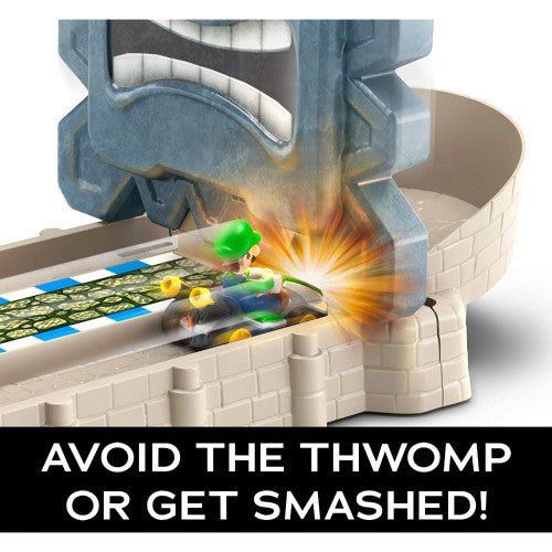 Hot Wheels Mario Kart Thwomp Ruins Track Set (Retro Fam)