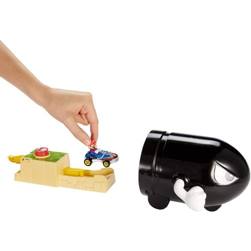 Hot Wheels Mario Kart Bullet Bill Play Set (Retro Fam) - Image 3