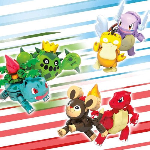 Pokémon Mega Construx - Desafío de equipo de entrenadores (Retro Fam)