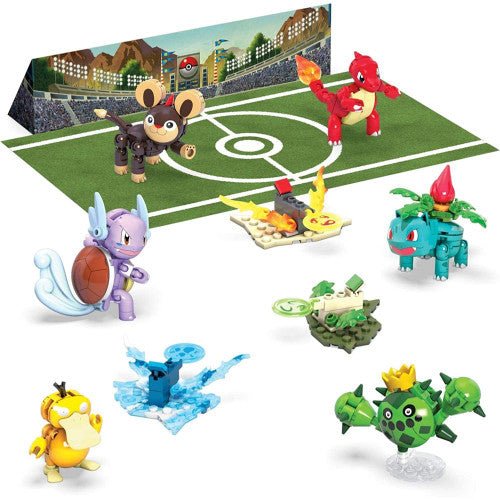 Pokémon Mega Construx - Desafío de equipo de entrenadores (Retro Fam)