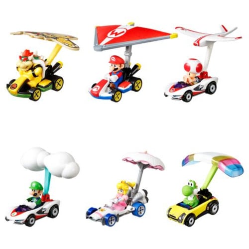 Hot Wheels Mario Kart - Gliders Assorted (8) (Retro Fam)