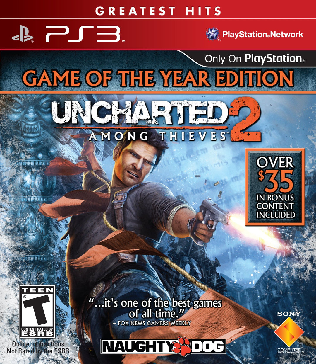 Uncharted 2: El Reino de los Ladrones, Edición Juego del Año – Juego de PS3 (Retro Fam)
