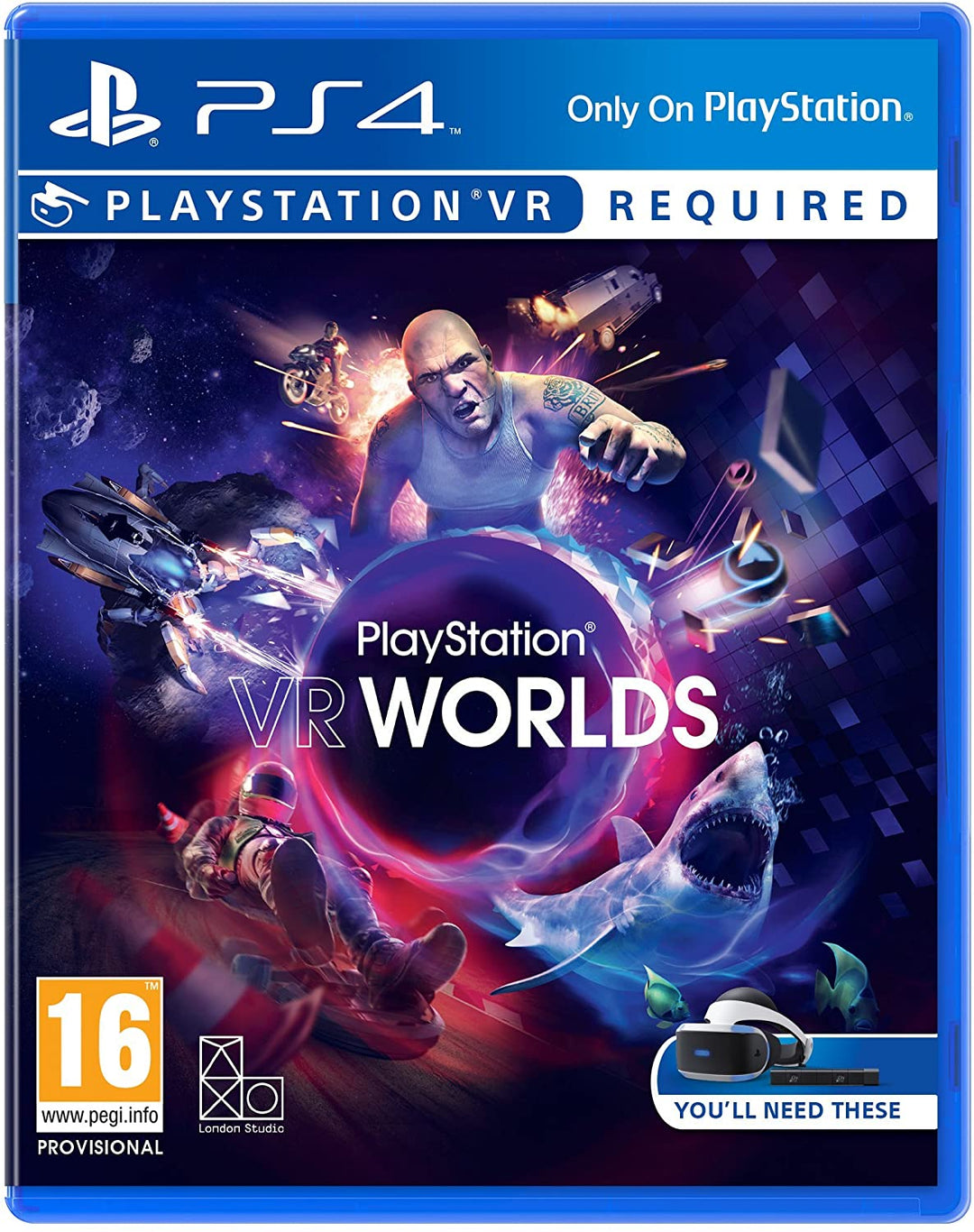 Playstation VR Worlds – Jeu PS4 complet en boîte (Retro Fam)