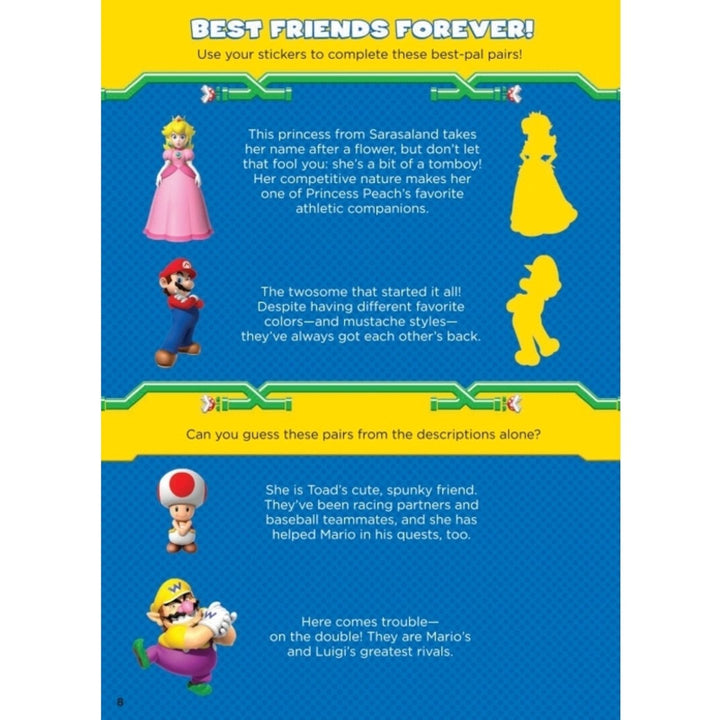 Super Mario Official Sticker Book (Retro Fam)