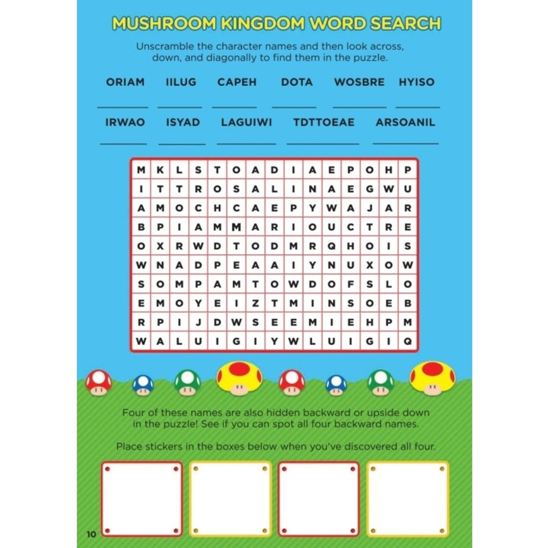 Super Mario Official Sticker Book (Retro Fam)