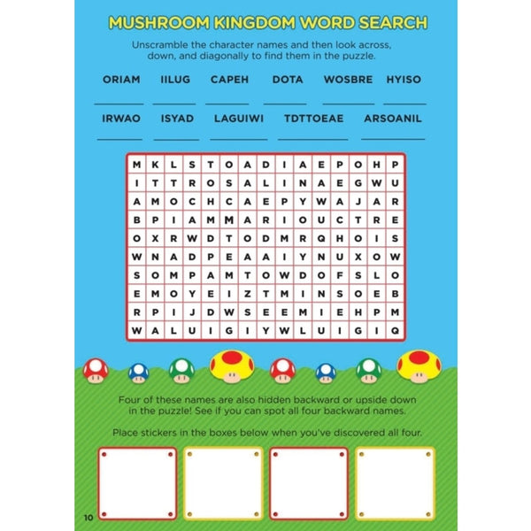Super Mario Official Sticker Book (Retro Fam) - Image 3