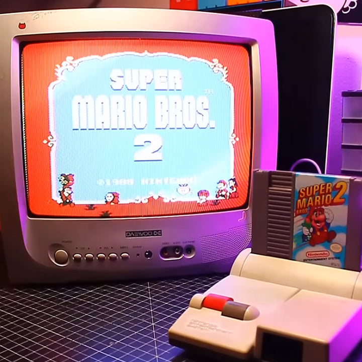Top Loader NES Console Setup